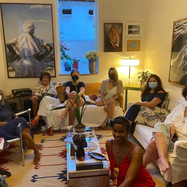 Casa de Rita Batista em Salvador ganhou prêmio de decoração por Reprodução/Redes Sociais 