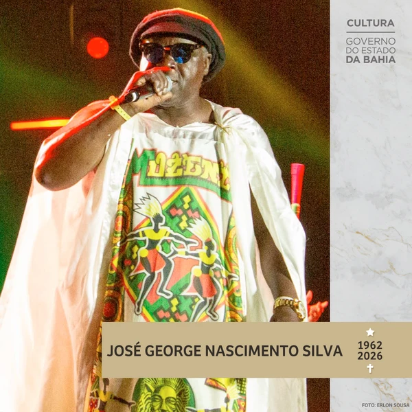 Morre o cantor George Chocolate, do bloco afro Muzenza, aos 63 anos por Divulgação/SecultBA