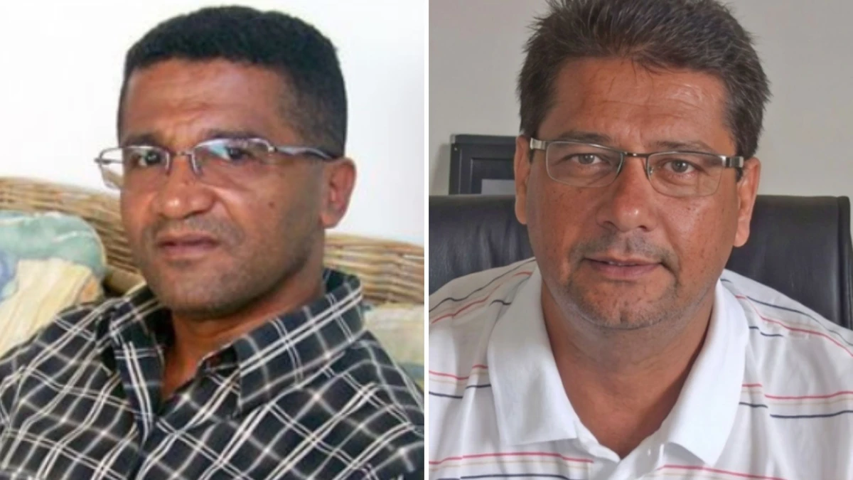 Rielson Lima (esquerda) e acusado de mat