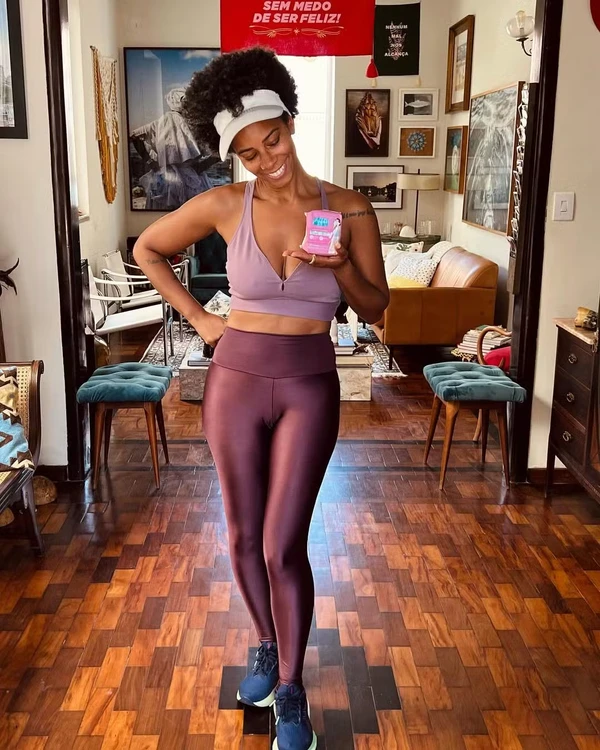 Rita Batista em sua casa em Salvador por Reprodução/Redes Sociais 