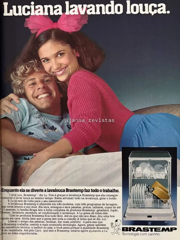 Sandra Annenberg como garota-propaganda de eletrodomésticos por Reprodução/Instagram