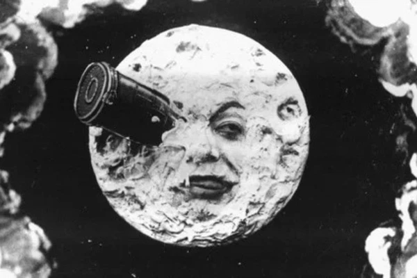 Viagem à Lua (1902) por Reprodução