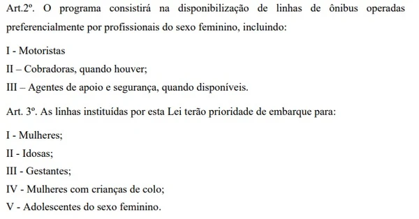 Criação de linhas de ônibus exclusivas apra mulheres por Reprodução