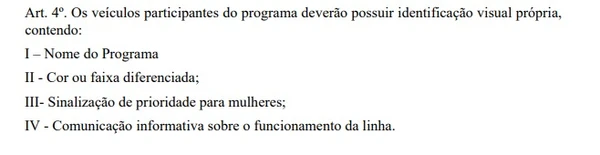 Criação de linhas de ônibus exclusivas apra mulheres por Reprodução