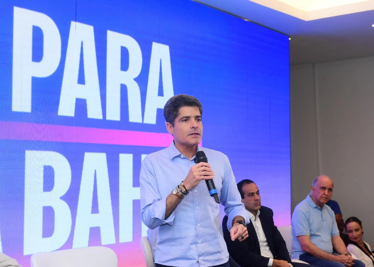 Evento que marcou o apoio do Novo a ACM Neto lotou auditório de hotel em Salvador