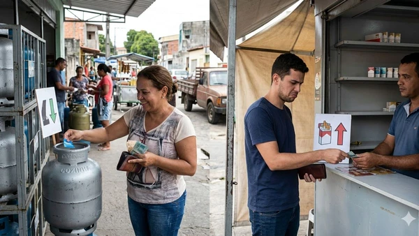 Gás de cozinha tem queda temporária no preço, enquanto cigarro registra aumento; saiba como isso impacta seu bolso