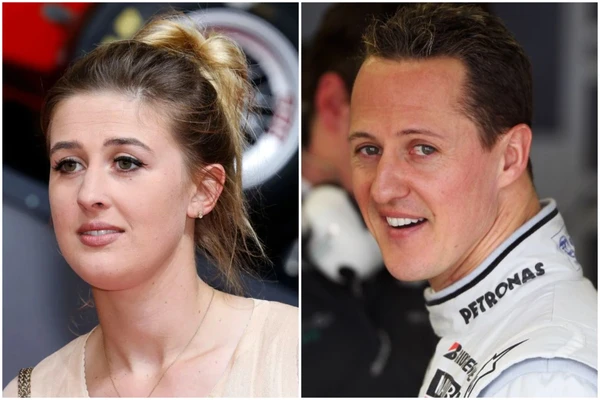 Gina Schumacher e o pai