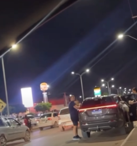 Inauguaração de McDonald's em Barreiras causa congestionamento no trânsito por Reprodução