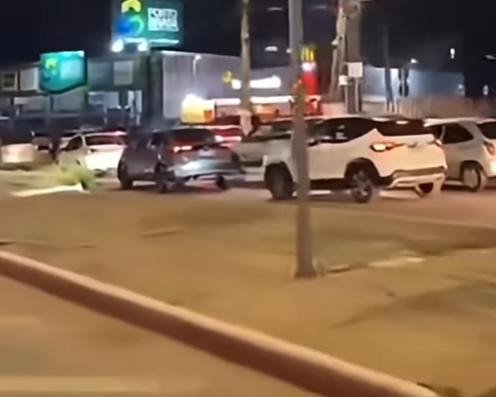 Inauguaração de McDonald's em Barreiras causa congestionamento no trânsito por Reprodução