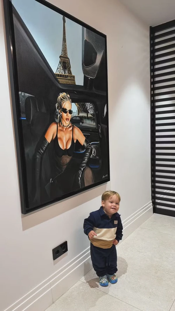 Virginia Fonseca mostrou quadro dela em mansão de Vini Jr por Reprodução/Instagram