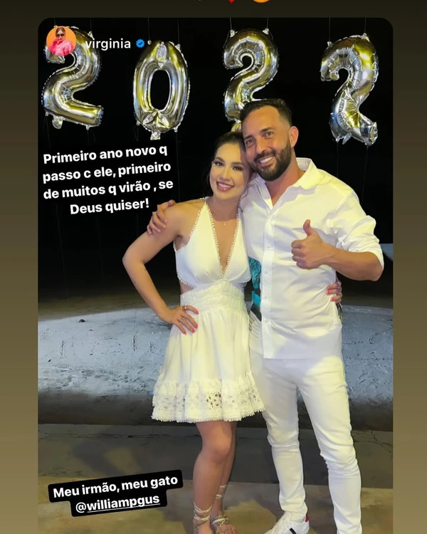 William Gusmão e Virginia Fonseca por Reprodução/Instagram