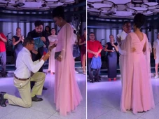 Imagem - Arrasou, Seu Dantas! Influenciadora Claudia Sousa é surpreendida com pedido de casamento em alto-mar