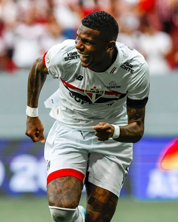 Arboleda no São Paulo por Reprodução/Redes Sociais