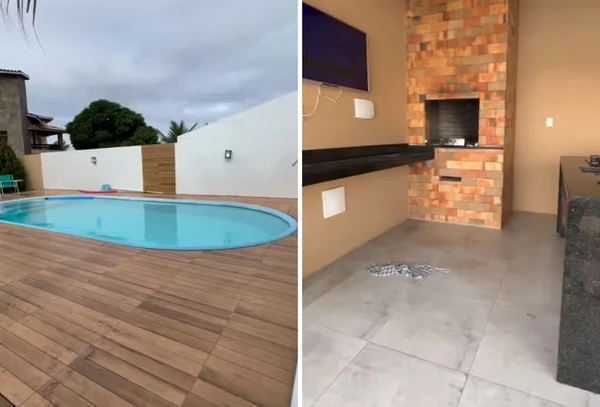 Casa de praia de Davi Brito chama atenção por Reproduçaõ