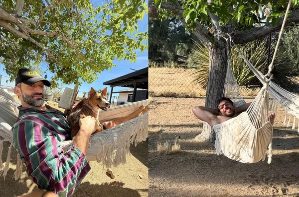 Casa no deserto da Califórnia vira refúgio de descanso de Marco Pigossi e Marco Calvani durante temporada nos EUA por Reprodução/Instagram