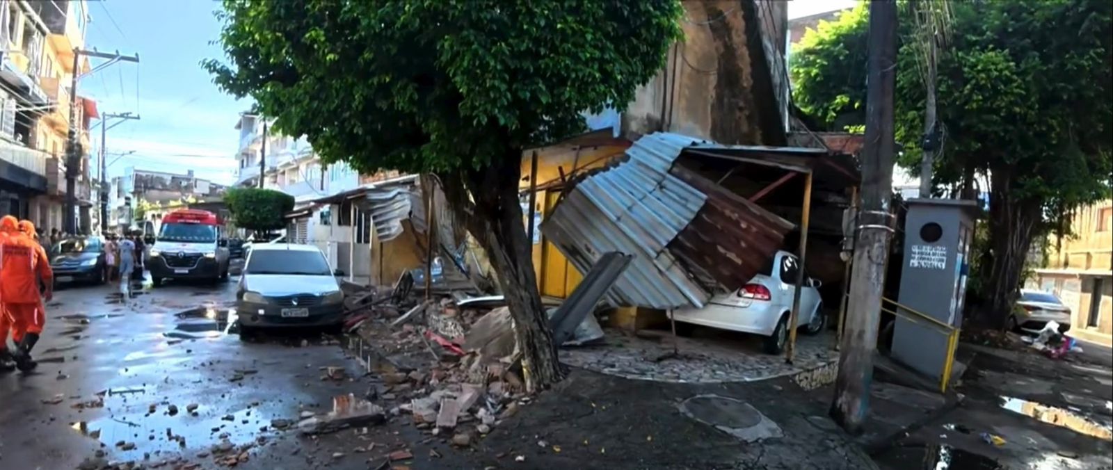 Desabamento de marquises em Salvador por Reprodução?TV Bahia