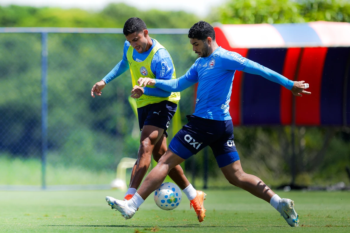 Elenco do Bahia treina em preparação para encarar o Mirassol por Rafael Rodrigues/ECB