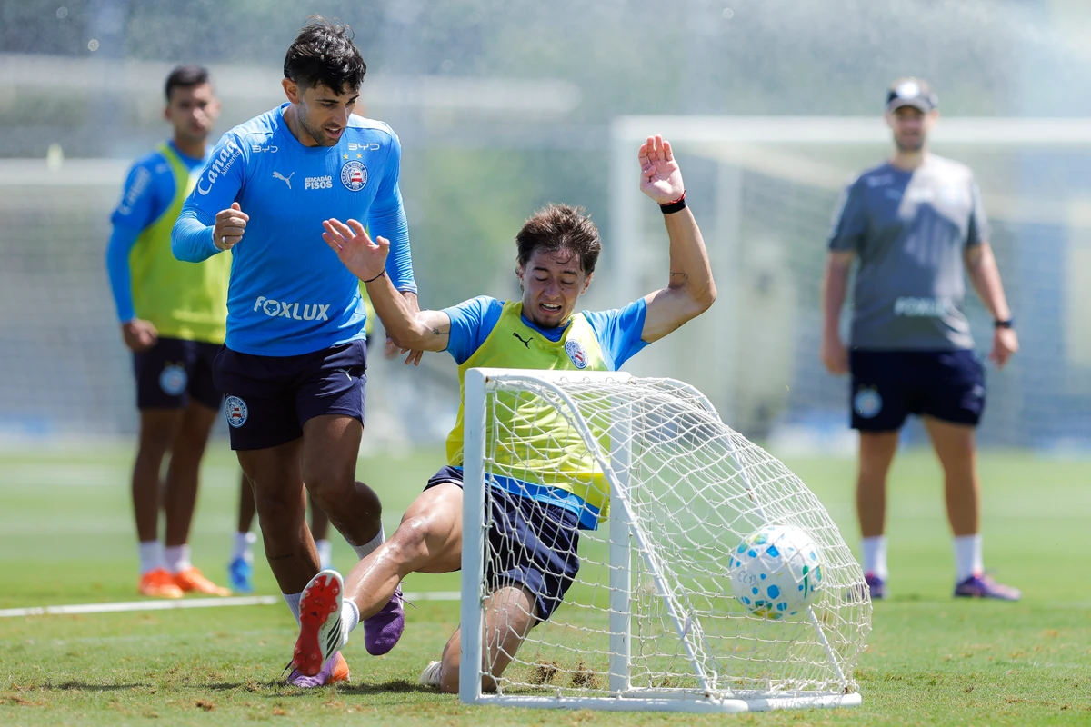Elenco do Bahia treina em preparação para encarar o Mirassol por Rafael Rodrigues/ECB