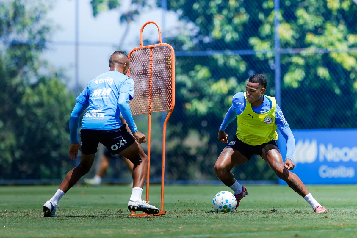 Elenco do Bahia treina em preparação para encarar o Mirassol por Rafael Rodrigues/ECB