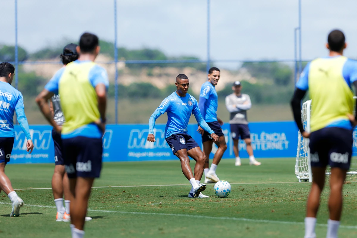 Elenco do Bahia treina em preparação para encarar o Mirassol por Rafael Rodrigues/ECB