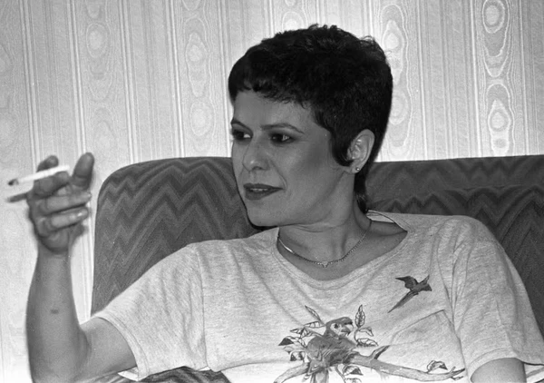 Elis Regina, em uma foto de 1981, época do romance com o cantor por Reprodução/Arquivo/Agência O Globo