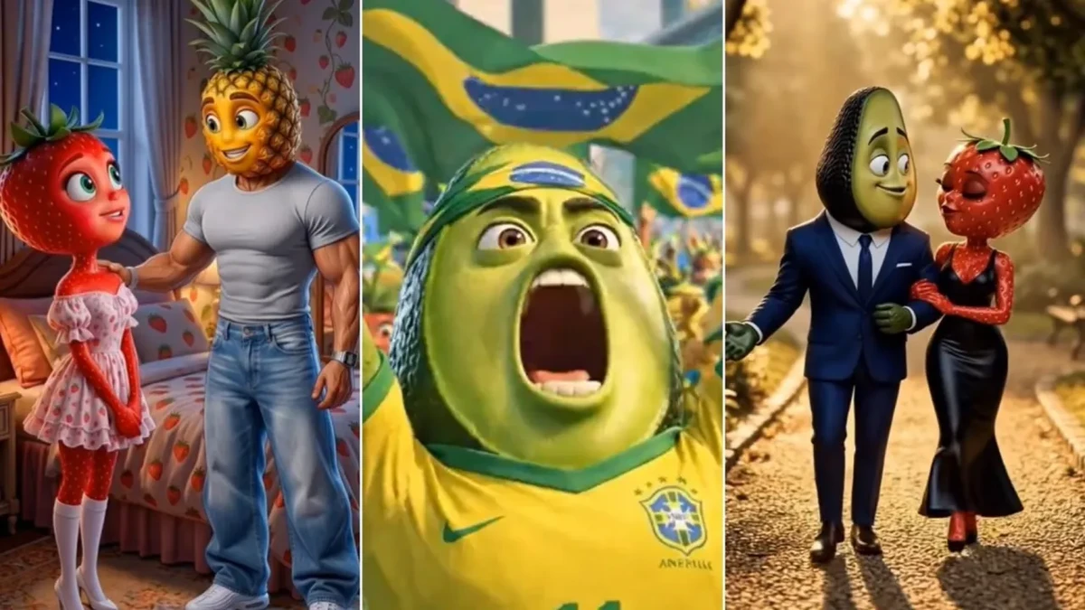 Novela das frutas virou febre na internet por Reprodução