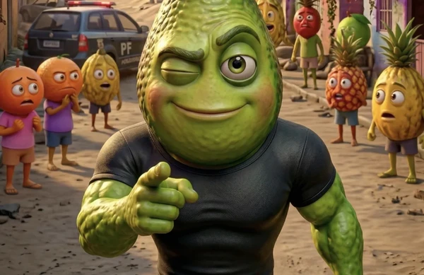 Novela das frutas virou febre na internet por Reprodução