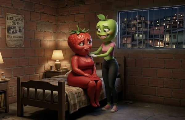 Novela das frutas virou febre na internet por Reprodução