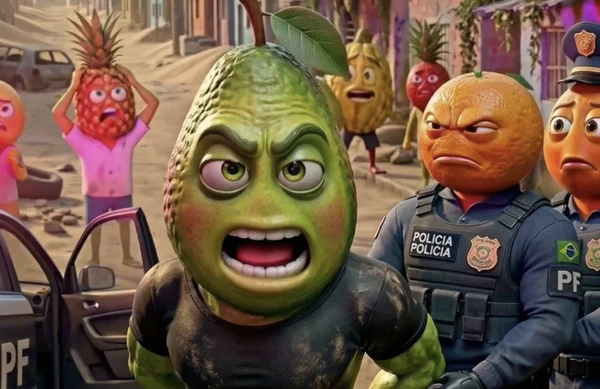 Novela das frutas virou febre na internet por Reprodução