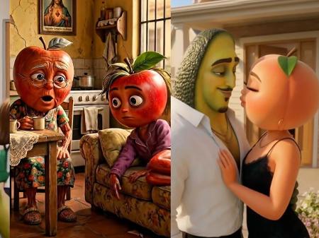 Novela das frutas virou febre na internet por Reprodução