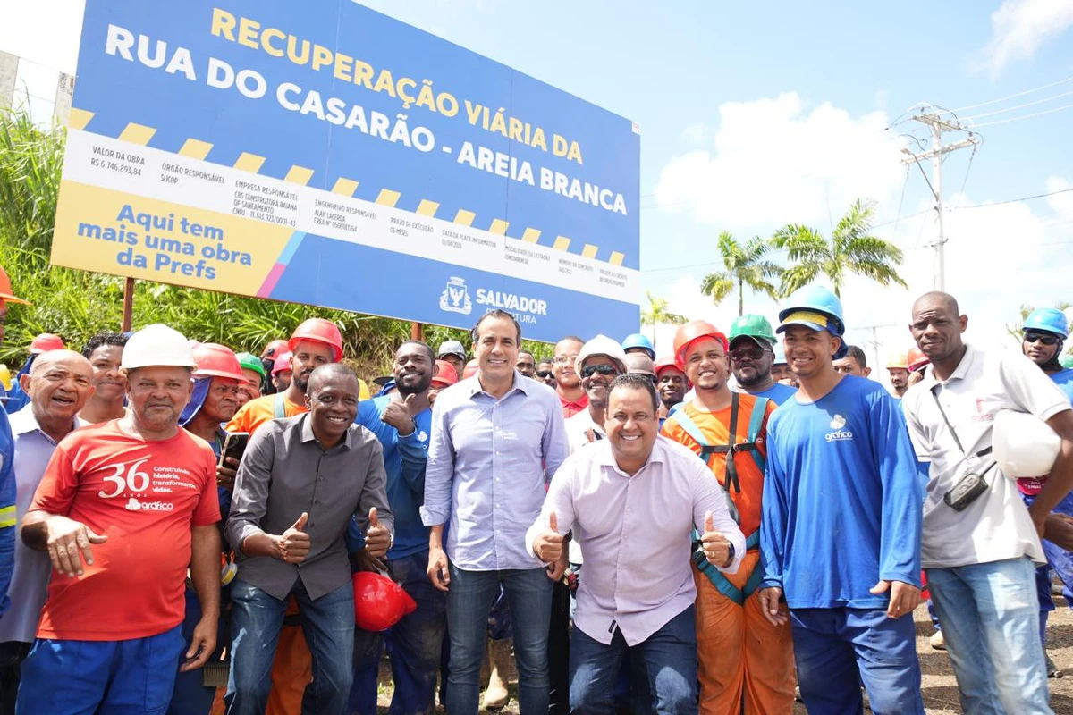 Prefeitura inicia requalificação de via de acesso a empreendimentos habitacionais do MCMV em Areia Branca