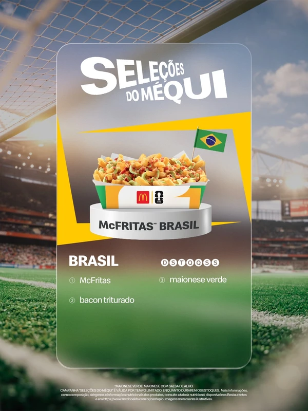 Seleções do Méqui para a Copa 2026 por Divulgação