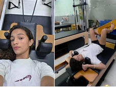 Imagem - Rayssa Leal mostra rotina de fisioterapia e recuperação após lesão no joelho: 'Um pouco de desconforto'