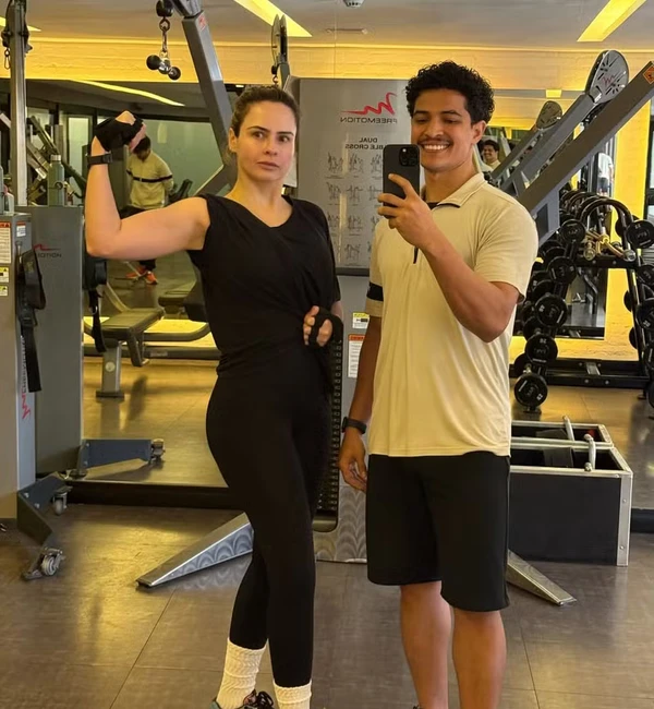 Ana Paula Renault e Edu Borgi por Reprodução/Instagram