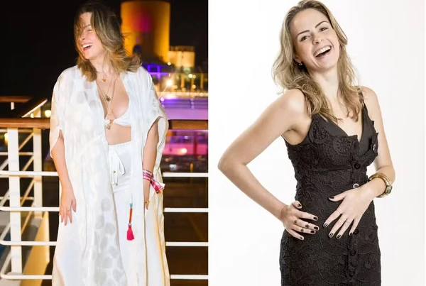 Antes e depois de Ana Paula Renault por Reprodução/Instagram