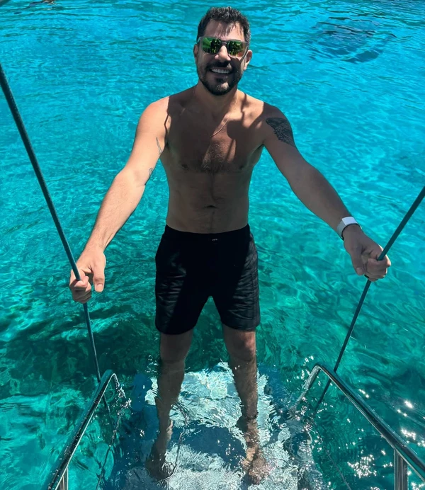 Evaristo Costa em 2025 por Reprodução/Instagram