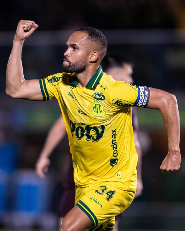 João Victor fez gol da vitória do Mirassol na Libertadores por Reprodução/Redes Sociais