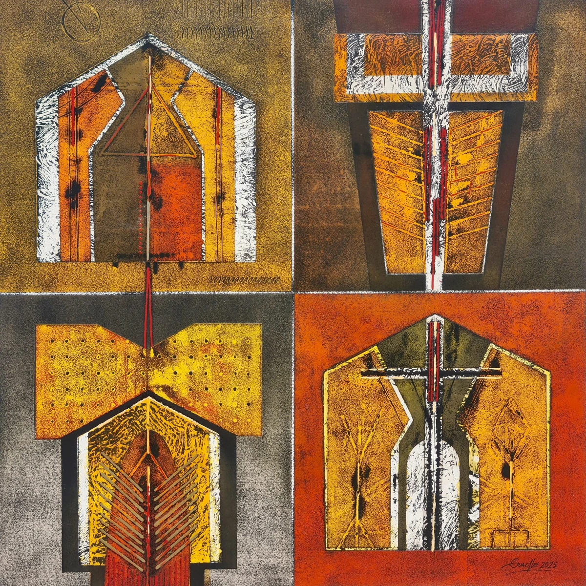 Obra de Guache Marques por Divulgação