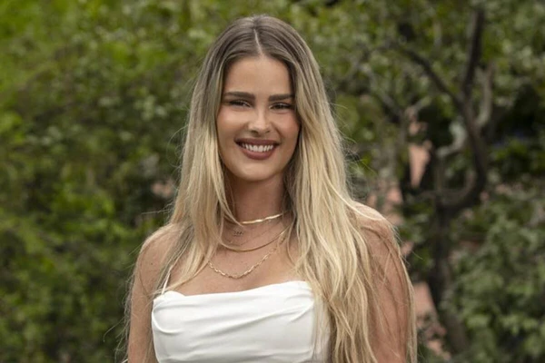 Yasmin Brunet ao deixar o BBB 24 por  João Cotta/Rede Globo