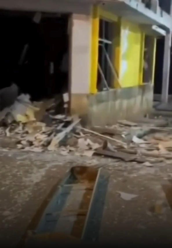 Agência foi alvo de criminosos em Minas Gerais por Reprodução