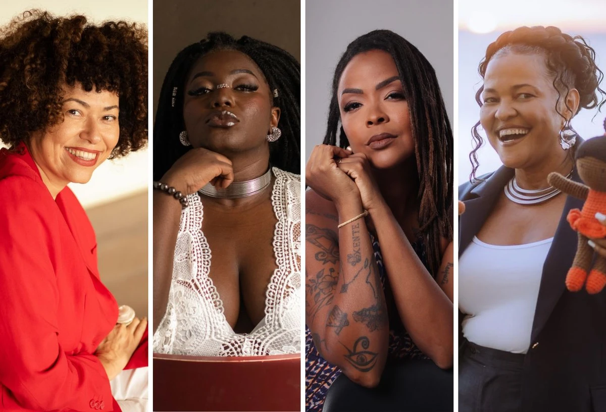 Luciany Aparecida, Carla Akotirene, Bárbara Carine e Regina Luz