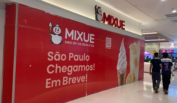 A Mixue inaugura suas duas primeiras lojas no Brasil neste sábado (11) por Reprodução