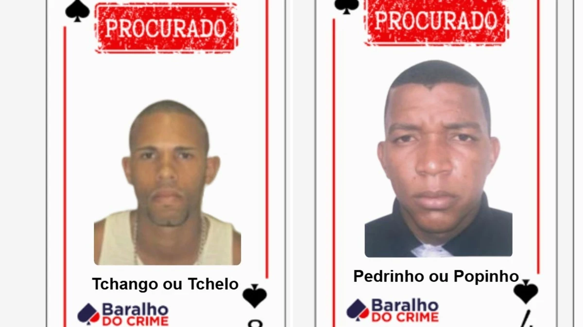 Novos integrantes do Baralho do Crime na Bahia