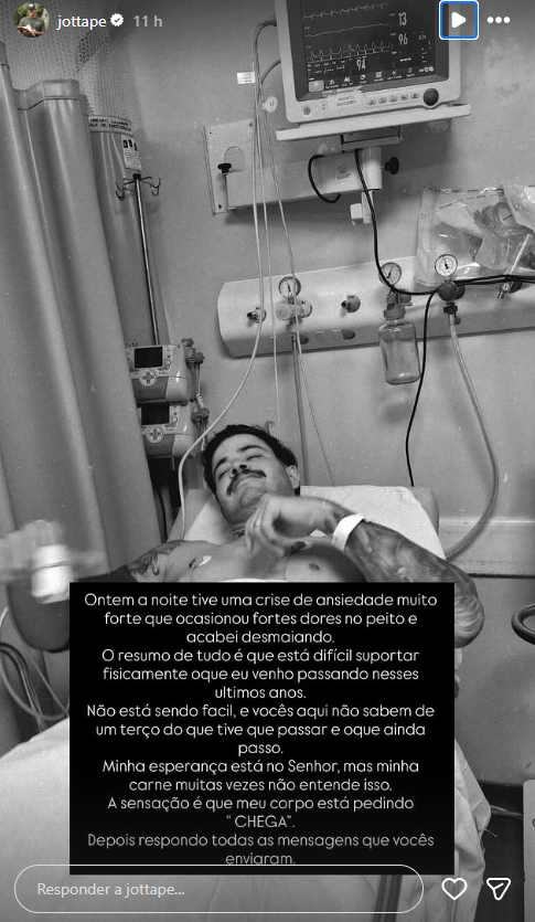 Publicação de cantor