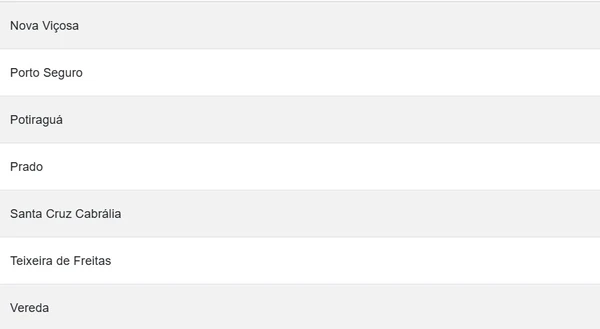 Veja cidades em alerta por Reproduçao
