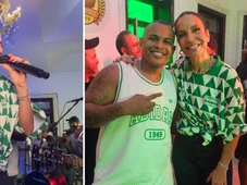 Imagem - Vídeo: Ivete Sangalo aparece de surpresa em roda de samba em Salvador