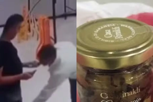 Delegado foi flagrado em câmera e questionado por seguranças