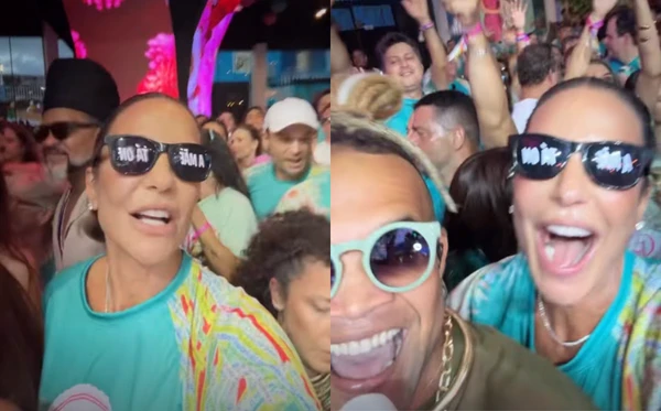 Ivete Sangalo curte festão em Salvador