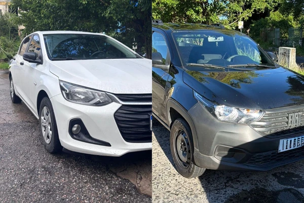 Três foram presos em ação que apreendeu carros por PM