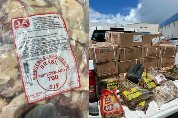 Itens foram retirados de estabelecimento comercial pela Vigilância Sanitária